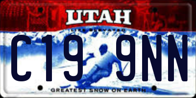 UT license plate C199NN