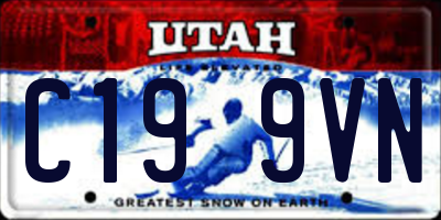 UT license plate C199VN