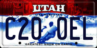 UT license plate C200EL