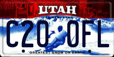 UT license plate C200FL