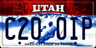 UT license plate C200IP
