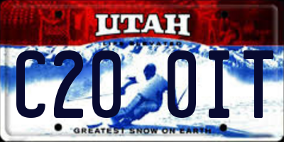 UT license plate C200IT