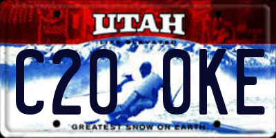 UT license plate C200KE
