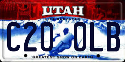 UT license plate C200LB