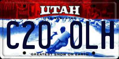 UT license plate C200LH