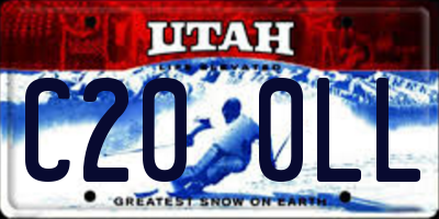 UT license plate C200LL