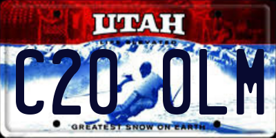 UT license plate C200LM