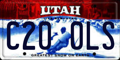 UT license plate C200LS
