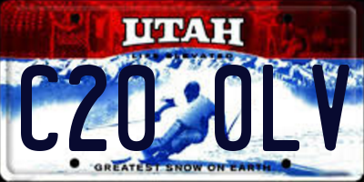 UT license plate C200LV