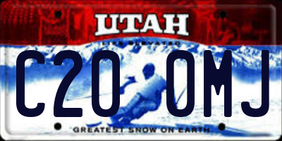 UT license plate C200MJ