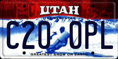 UT license plate C200PL