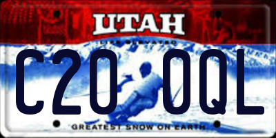 UT license plate C200QL