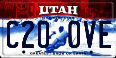 UT license plate C200VE