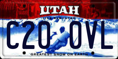 UT license plate C200VL