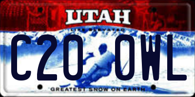 UT license plate C200WL