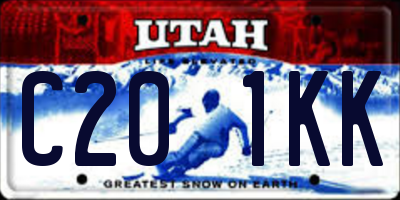 UT license plate C201KK