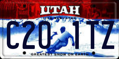 UT license plate C201TZ