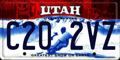 UT license plate C202VZ