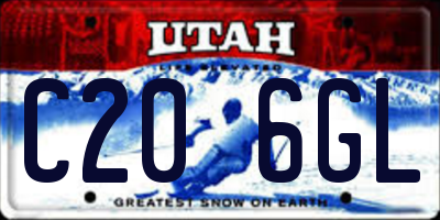 UT license plate C206GL
