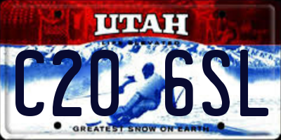 UT license plate C206SL