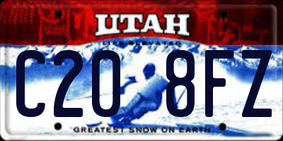 UT license plate C208FZ