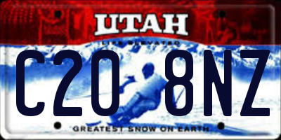 UT license plate C208NZ