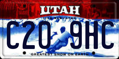 UT license plate C209HC