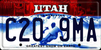 UT license plate C209MA