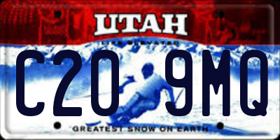 UT license plate C209MQ