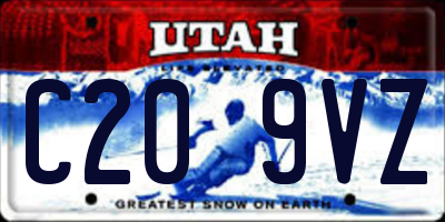 UT license plate C209VZ