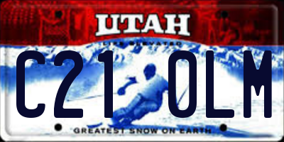 UT license plate C210LM