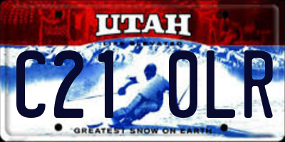UT license plate C210LR