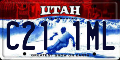 UT license plate C211ML