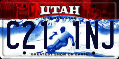 UT license plate C211NJ