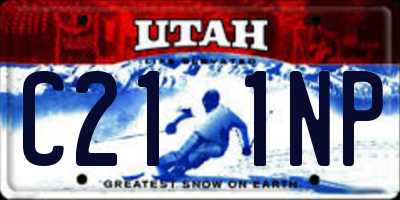 UT license plate C211NP