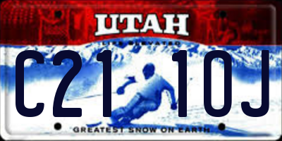 UT license plate C211OJ