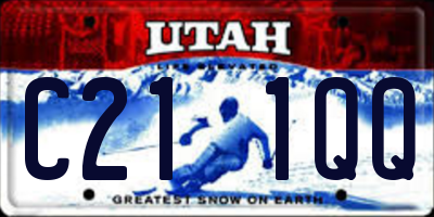 UT license plate C211QQ