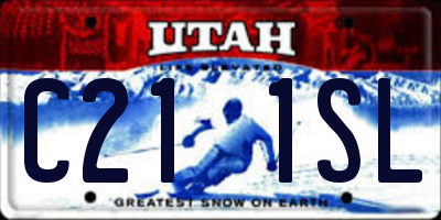 UT license plate C211SL