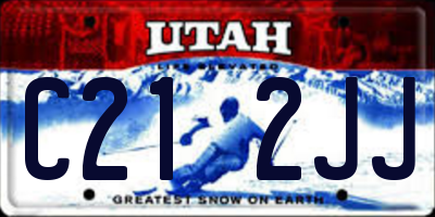 UT license plate C212JJ