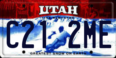 UT license plate C212ME