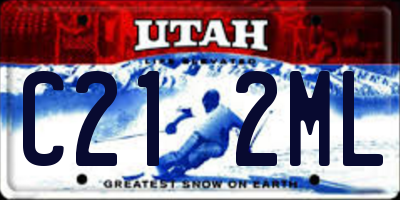 UT license plate C212ML
