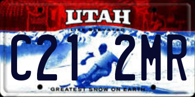 UT license plate C212MR
