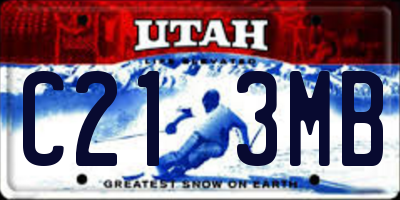 UT license plate C213MB