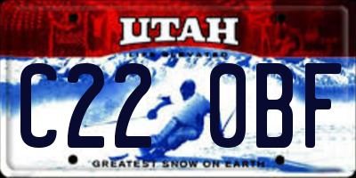 UT license plate C220BF