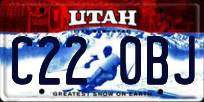 UT license plate C220BJ