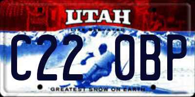 UT license plate C220BP
