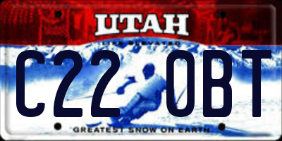UT license plate C220BT