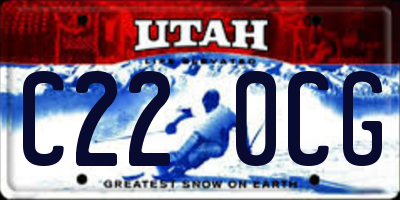 UT license plate C220CG