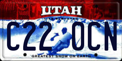 UT license plate C220CN