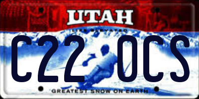UT license plate C220CS